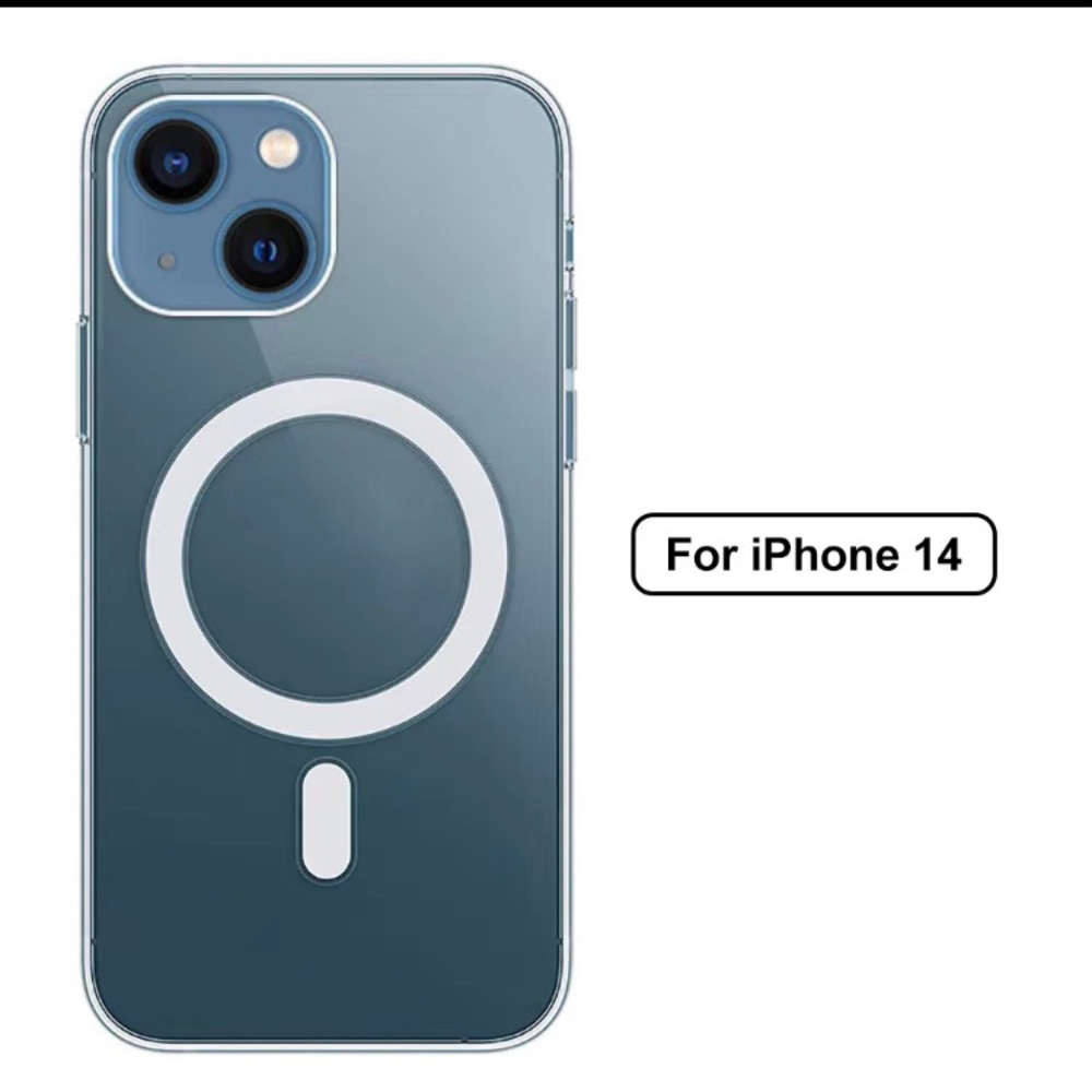 Transparent phone case for iPhone 14